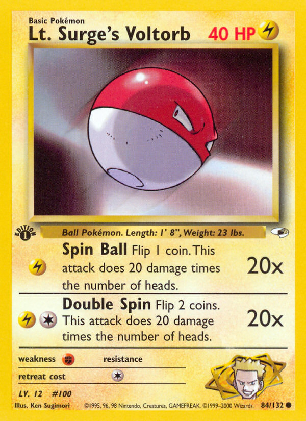 Lt. Surge's Voltorb (English)