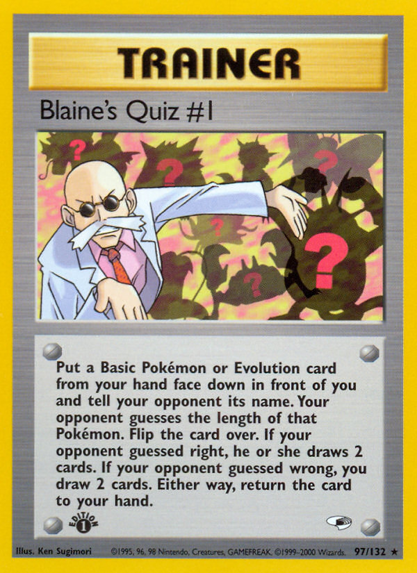 Blaine's Quiz #1 (English)
