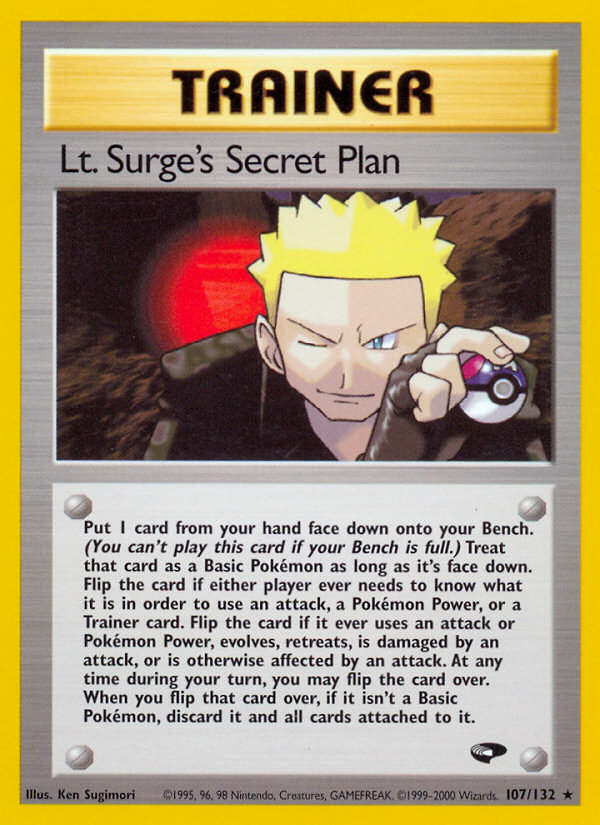 Lt. Surge's Secret Plan (English)