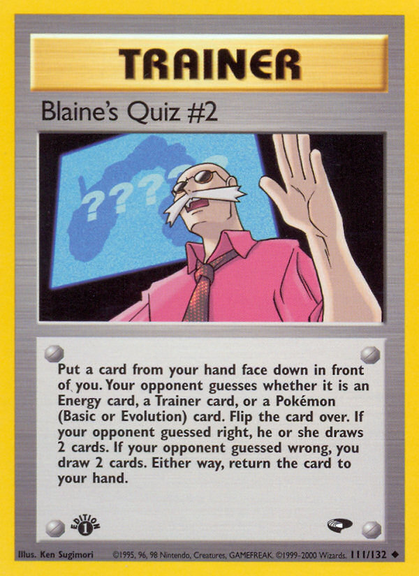 Blaine's Quiz #2 (English)