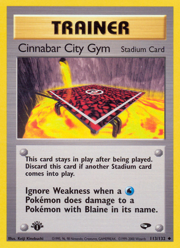 Cinnabar City Gym (English)