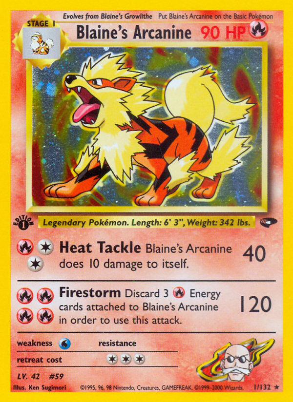 Blaine's Arcanine (English)