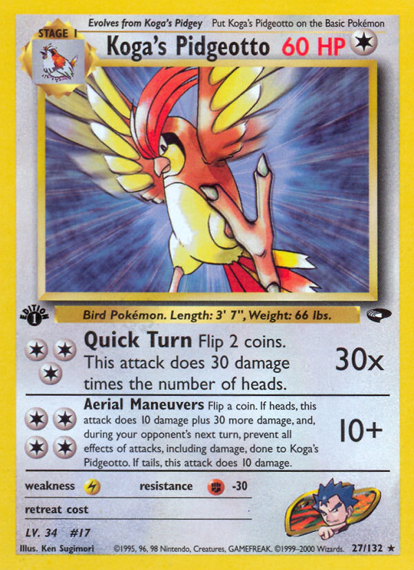 Koga's Pidgeotto (English)