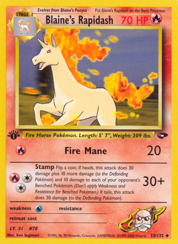 Blaine's Rapidash (English)