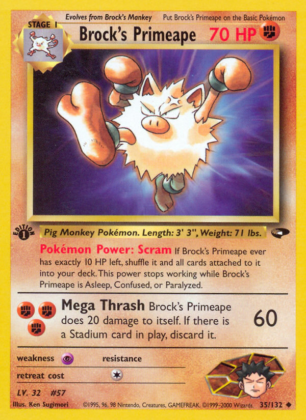 Brock's Primeape (English)