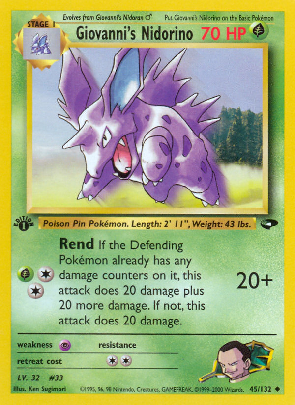 Giovanni's Nidorino (English)
