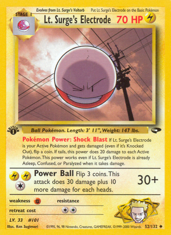 Lt. Surge's Electrode (English)