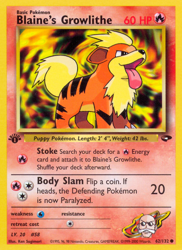 Blaine's Growlithe (English)