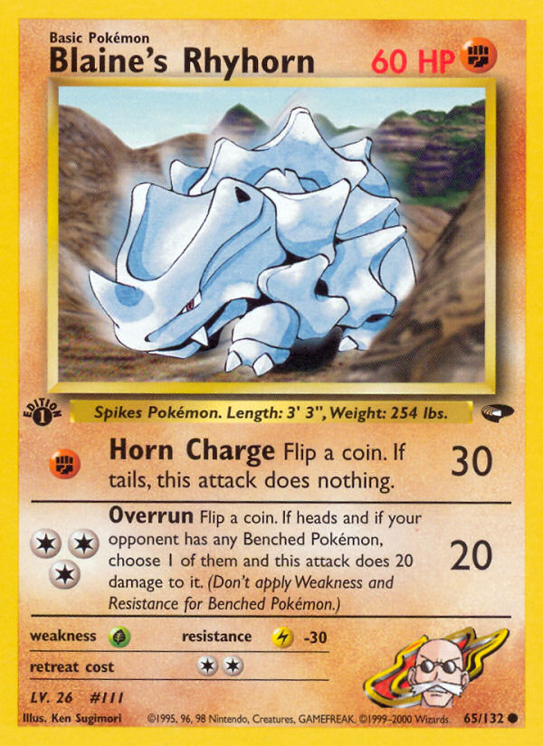 Blaine's Rhyhorn (English)
