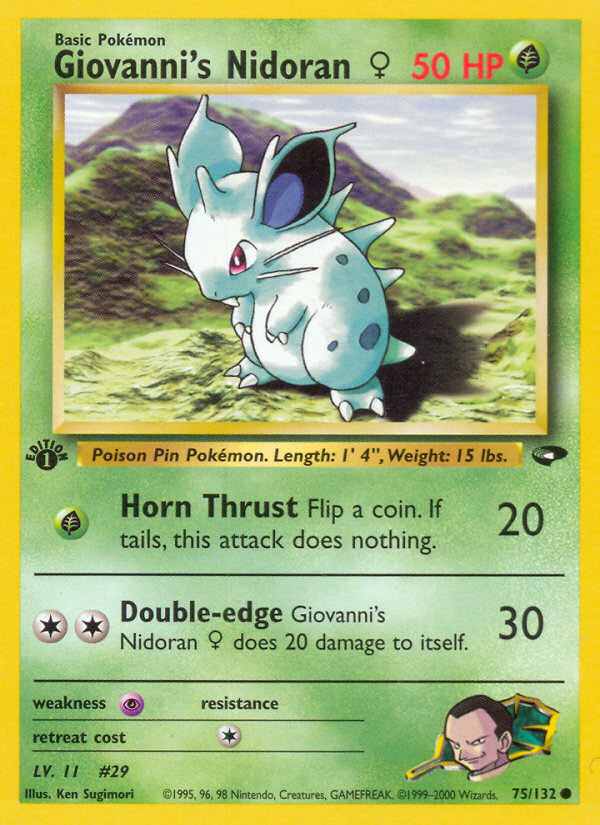 Giovanni's Nidoran ♀ (English)