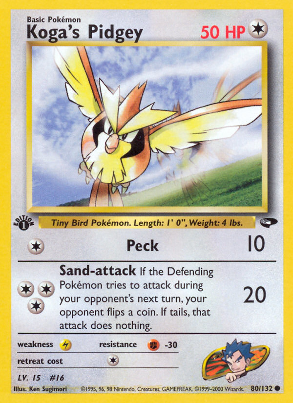 Koga's Pidgey (English)