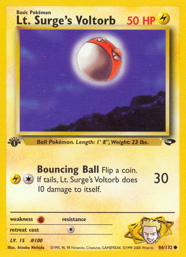 Lt. Surge's Voltorb (English)