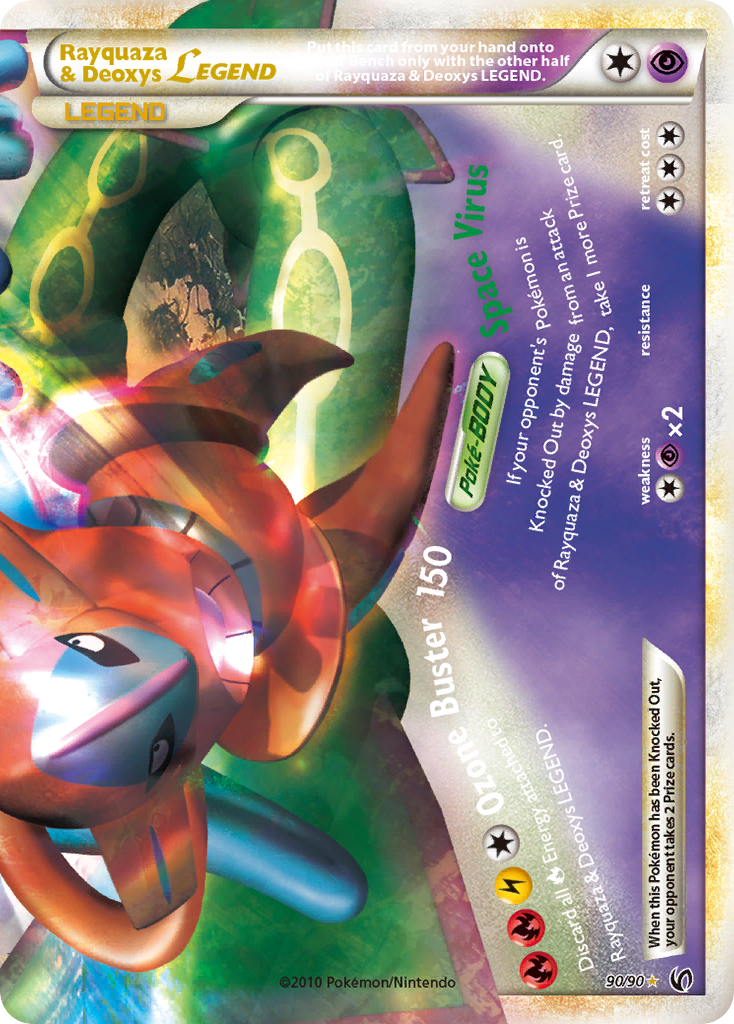 Rayquaza & Deoxys LEGEND (English)