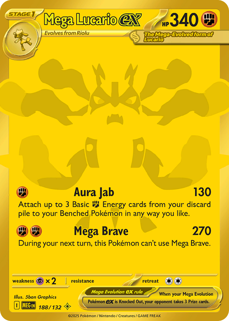 Mega Lucario ex (English)