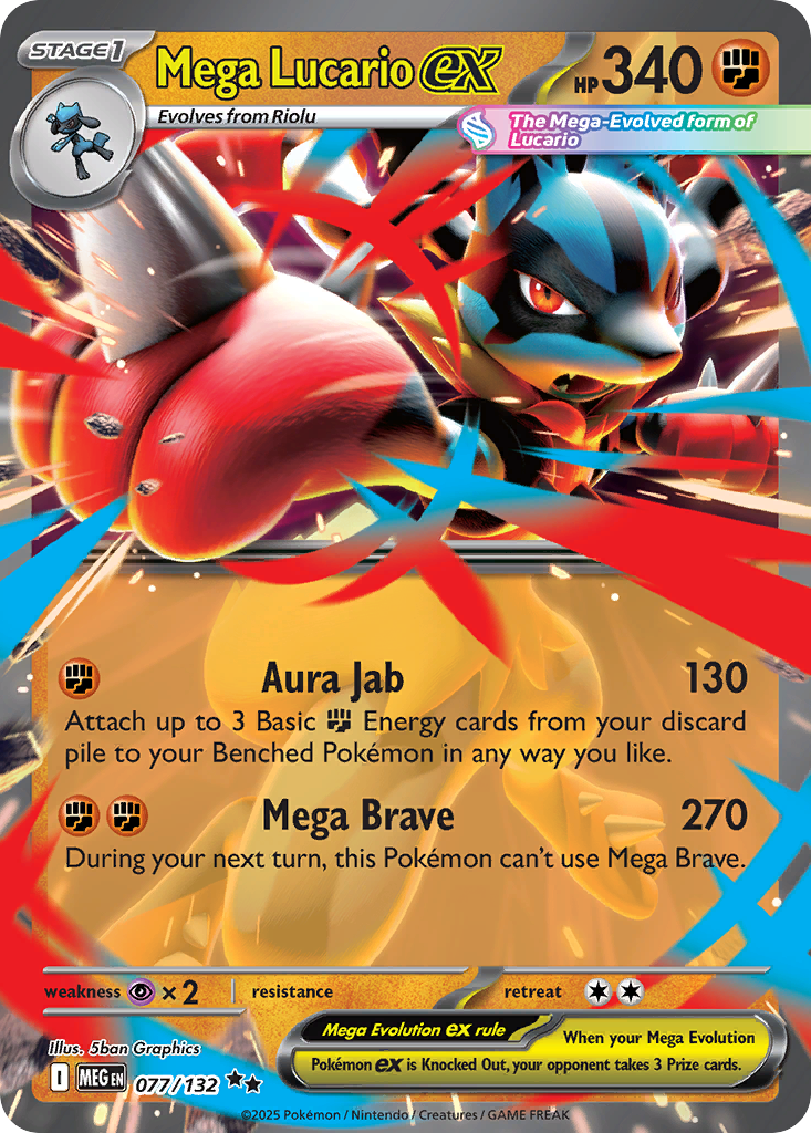 Mega Lucario ex (English)