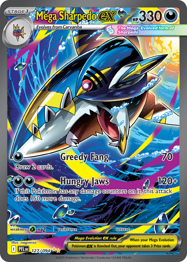 Mega Sharpedo ex (SAR) (English)