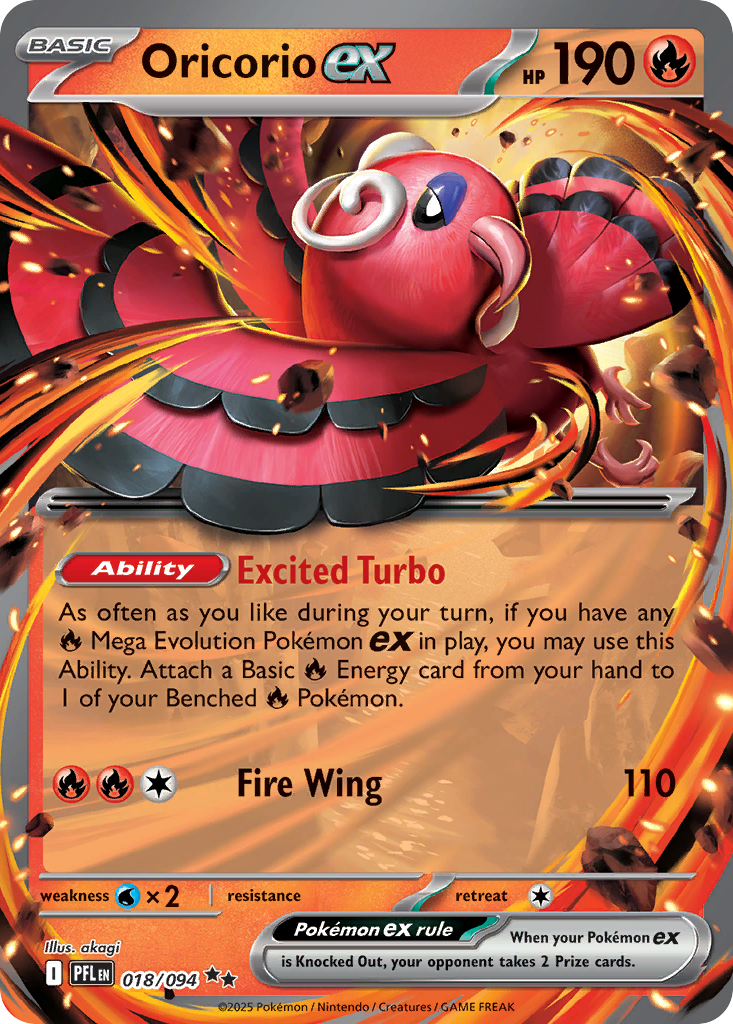 Oricorio ex (English)