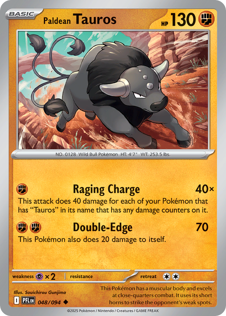 Paldean Tauros (English)
