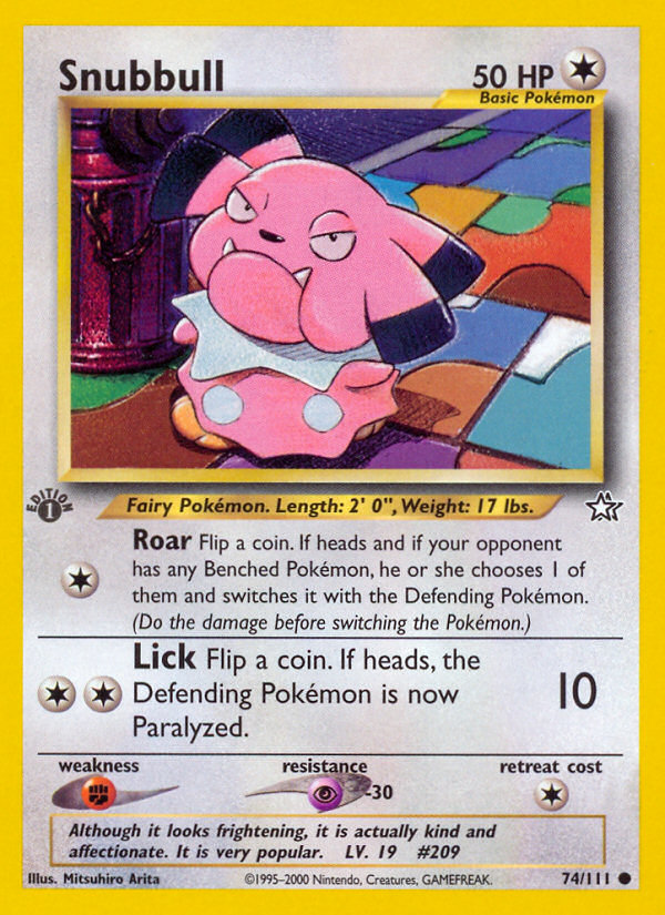 Snubbull (English)