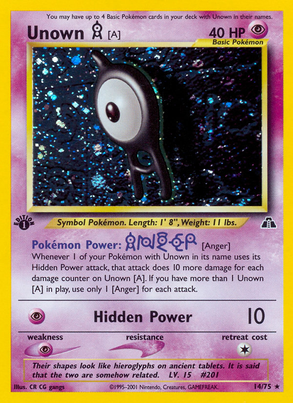 Unown [A] (English)