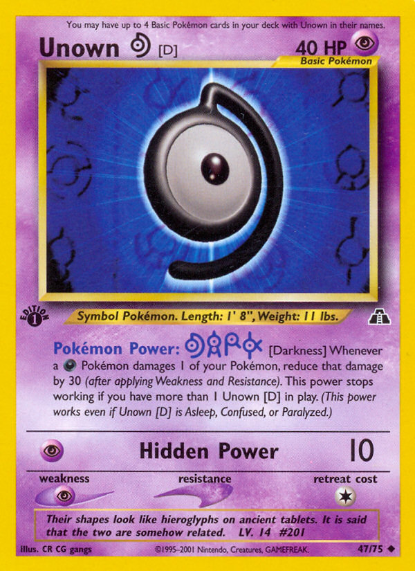 Unown [D] (English)