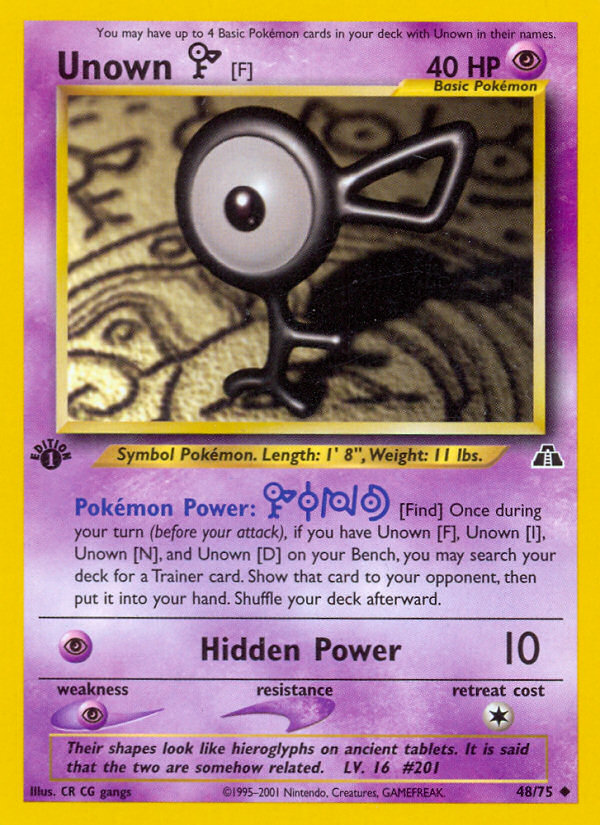 Unown [F] (English)