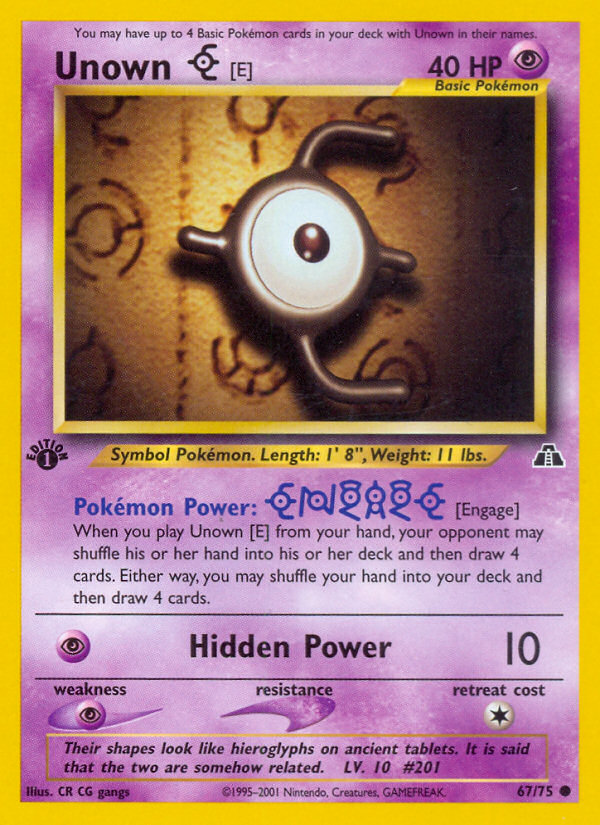 Unown [E] (English)
