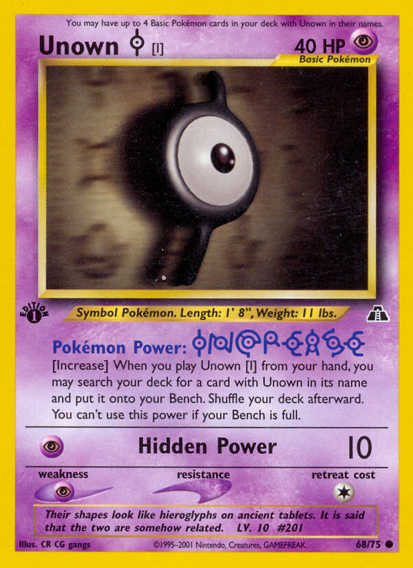 Unown [I] (English)