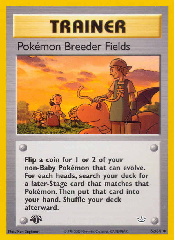 Pokémon Breeder Fields (English)