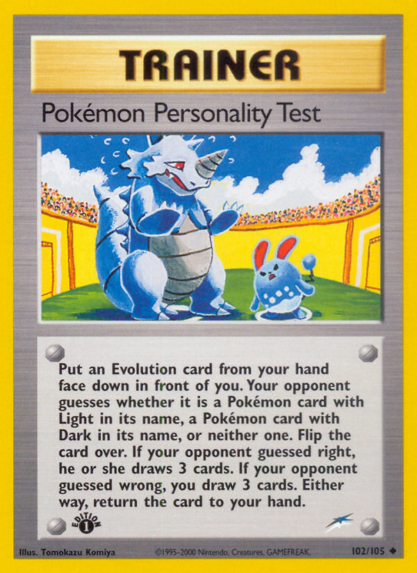 Pokémon Personality Test (English)