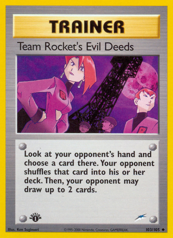 Team Rocket's Evil Deeds (English)