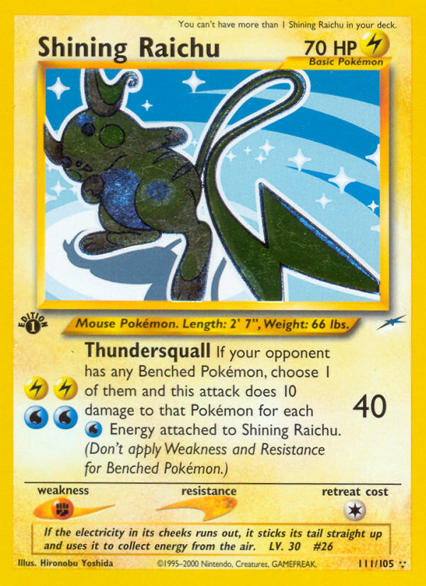 Shining Raichu (English)