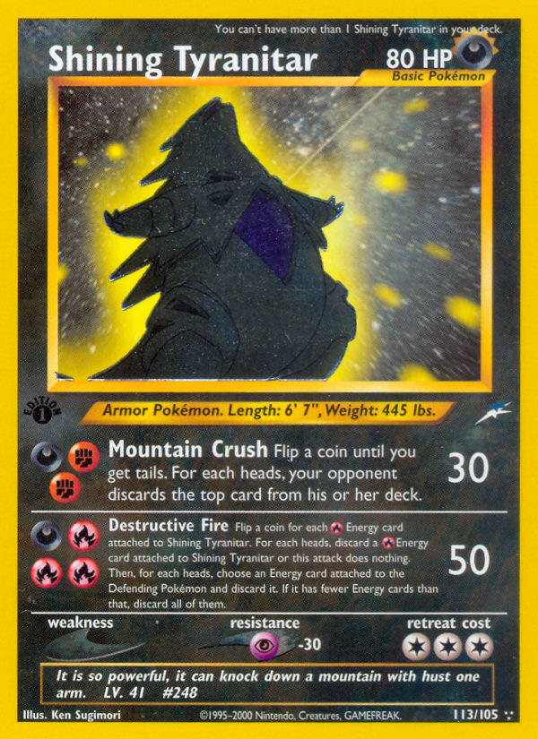 Shining Tyranitar (English)