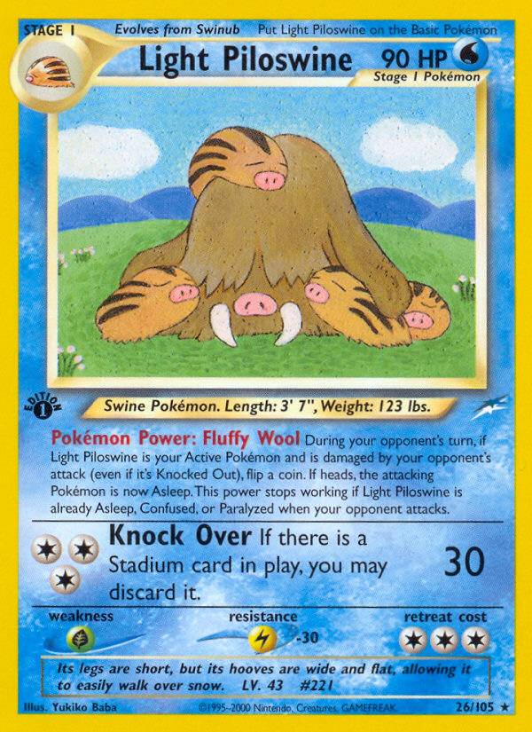 Light Piloswine (English)