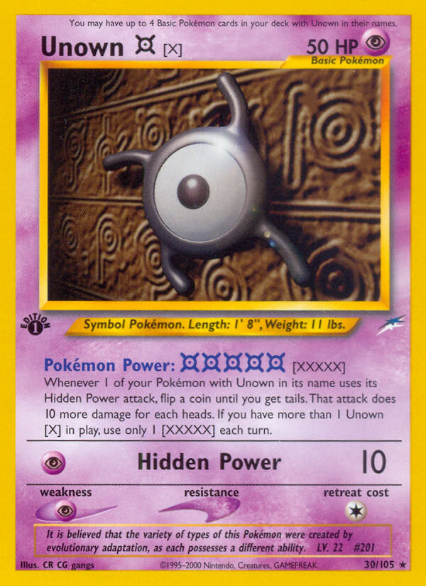 Unown [X] (English)
