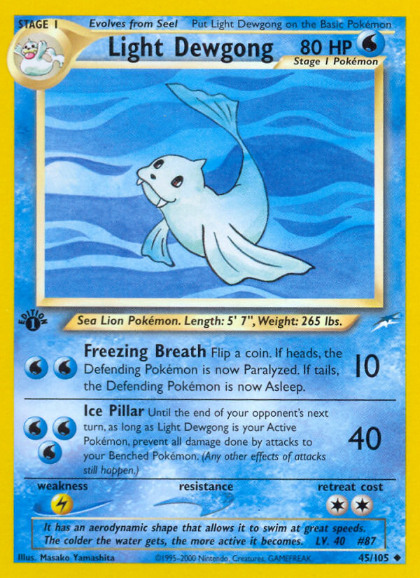 Light Dewgong (English)