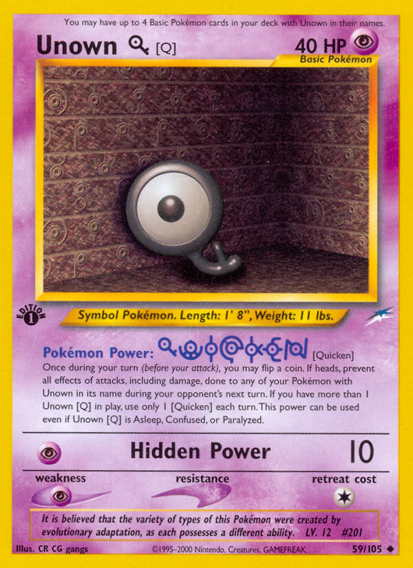 Unown [Q] (English)