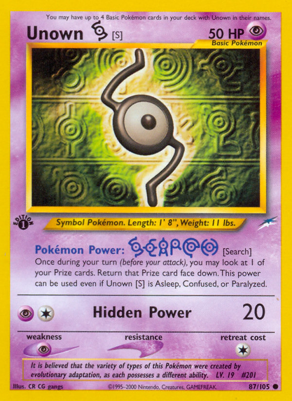 Unown [S] (English)