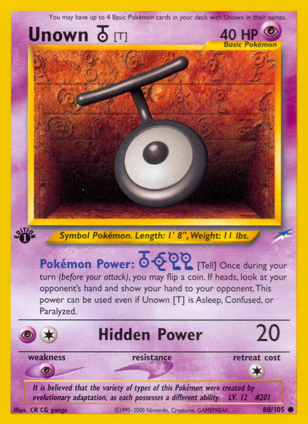 Unown [T] (English)