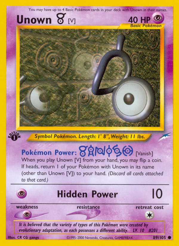 Unown [V] (English)