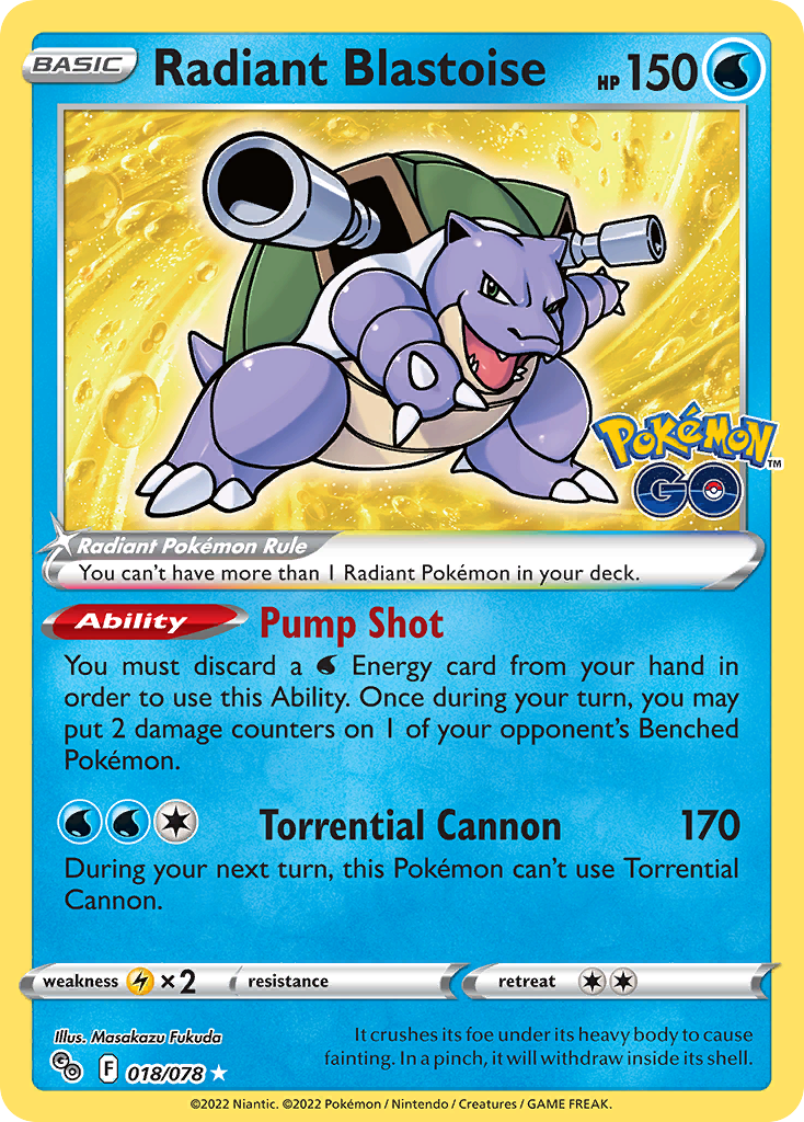 Radiant Blastoise (English)