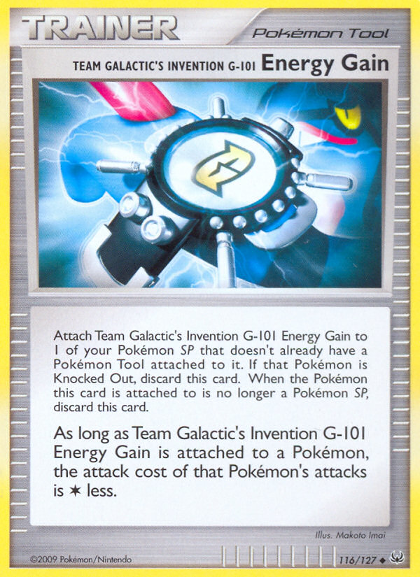 Team Galactic's Invention G-101 Energy Gain (English)