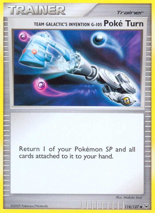 Team Galactic's Invention G-105 Poké Turn (English)