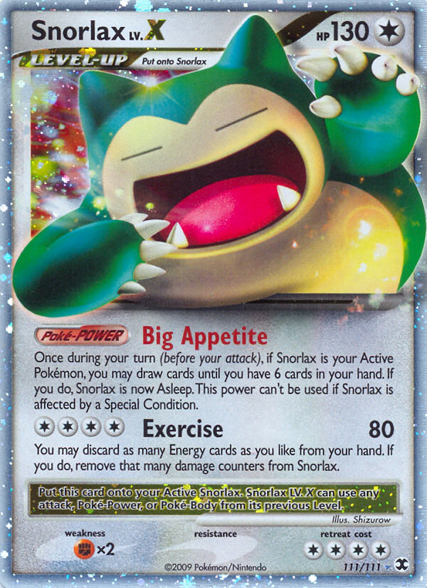 Snorlax LV.X (English)