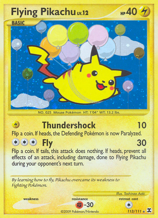 Flying Pikachu (HR) (English)