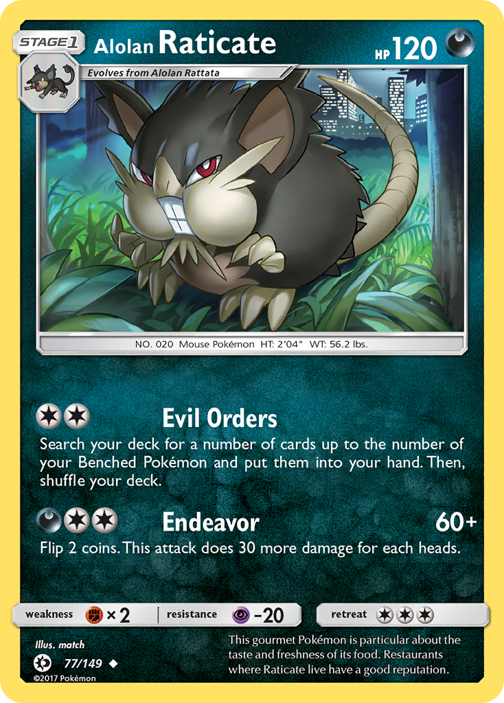 Alolan Raticate (English)