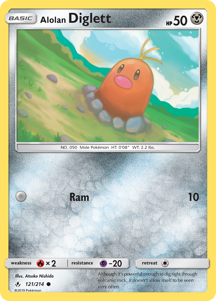 Alolan Diglett (English)