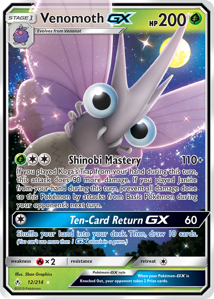 Venomoth-GX (English)