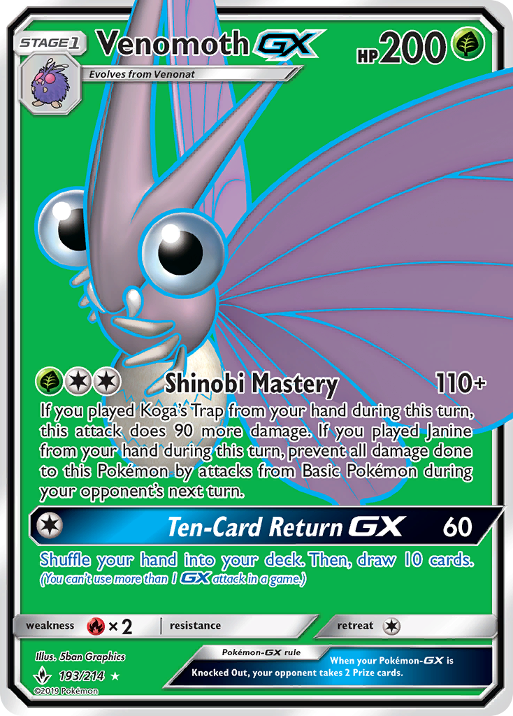 Venomoth-GX (English)