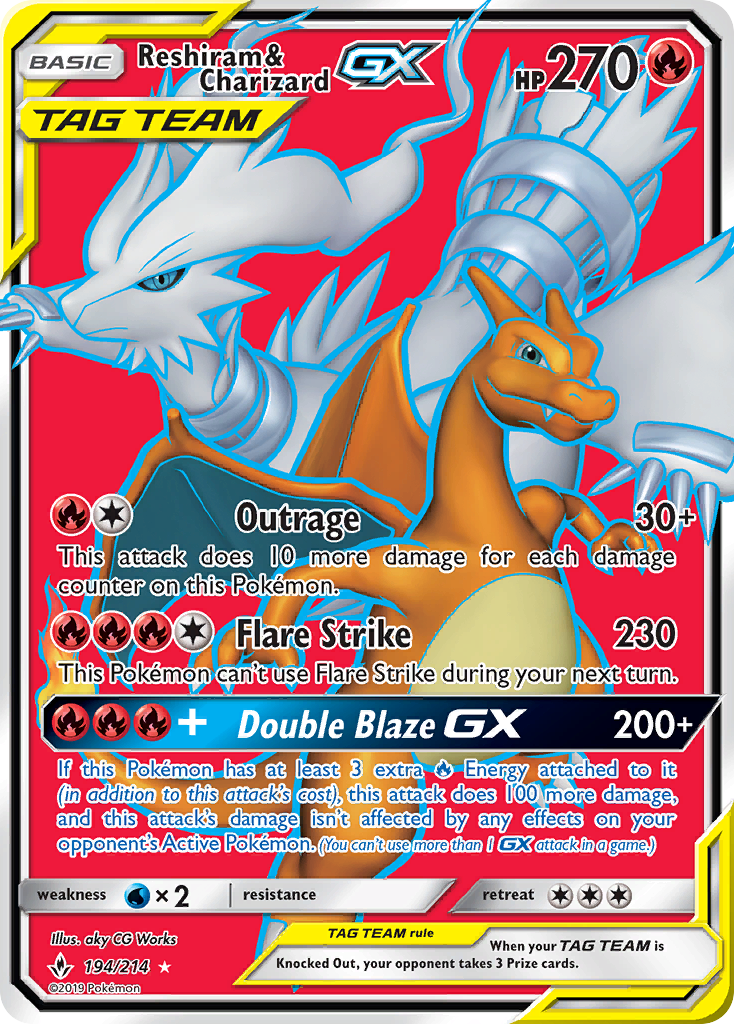 Reshiram & Charizard-GX (English)